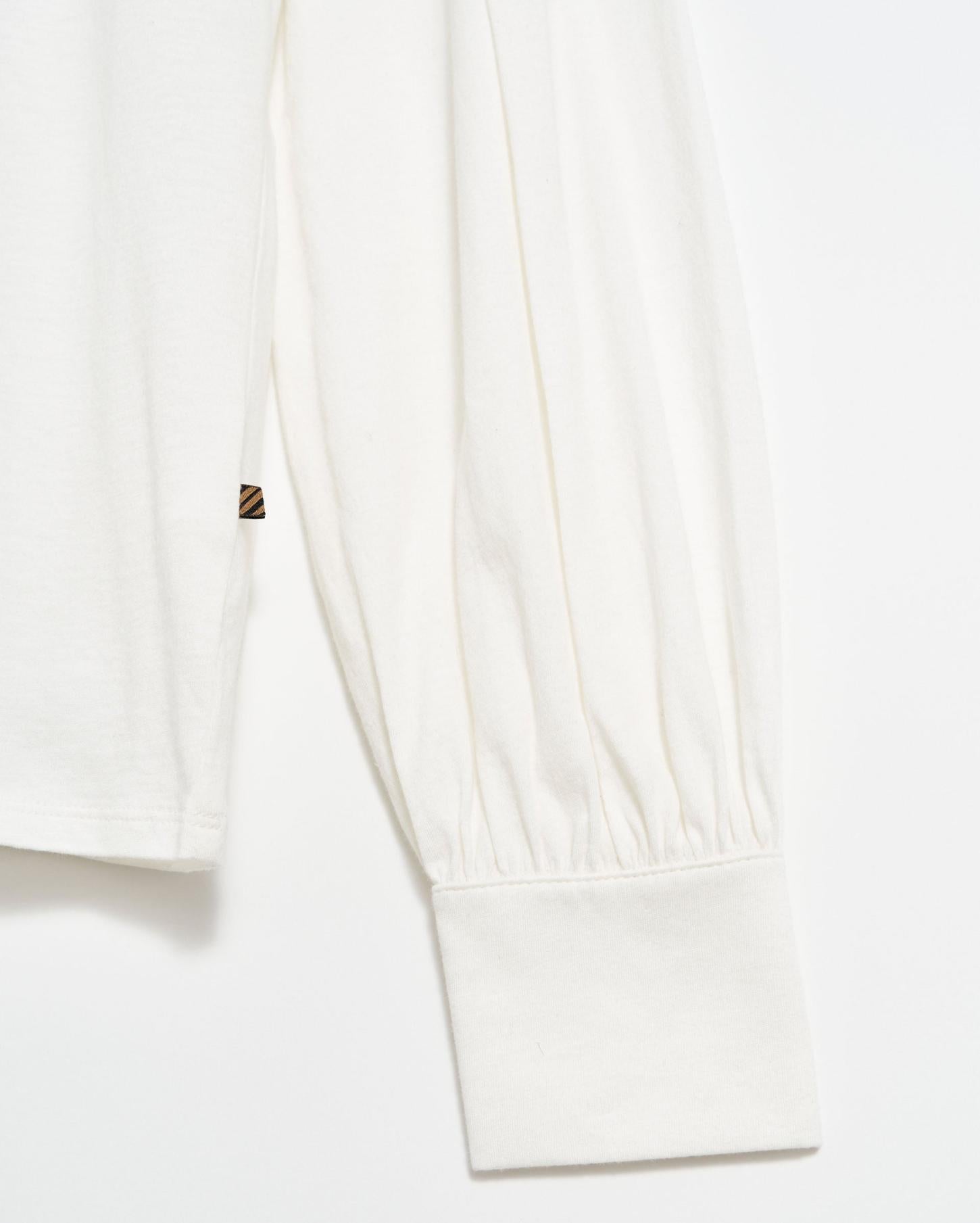 Women Pleat Sleeve Knit Ivory | Billy Reid Tops