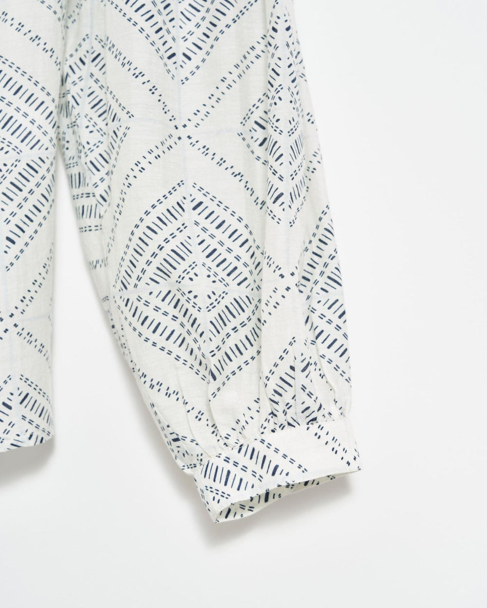 Women Poet Blouse White/blue | Billy Reid Tops