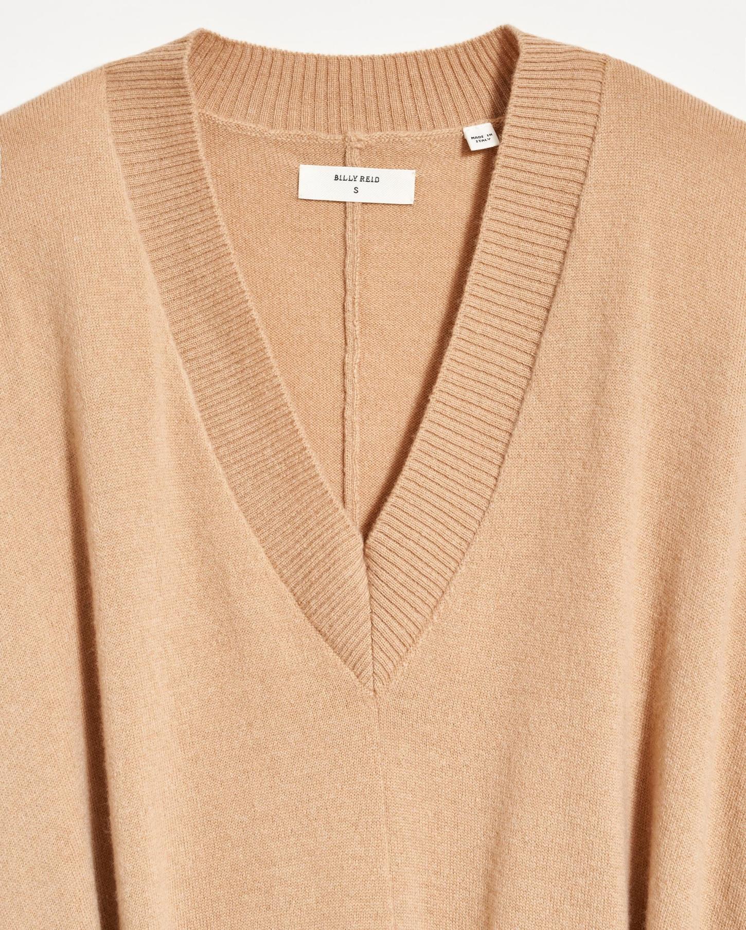 Women Poncho Sweater Dress Camel | Billy Reid Dresses