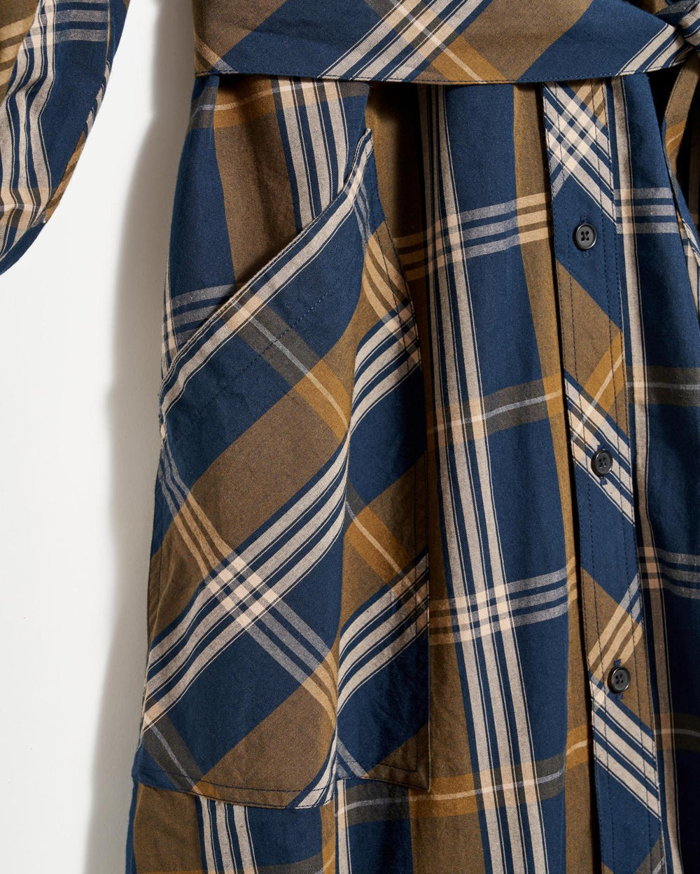 Women Prairie Dress Navy/gold | Billy Reid Dresses