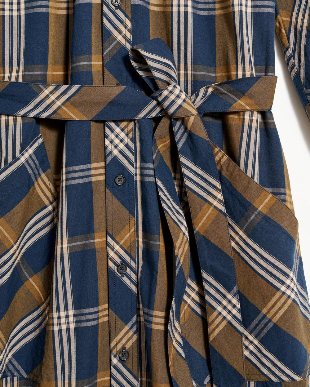 Women Prairie Dress Navy/gold | Billy Reid Dresses