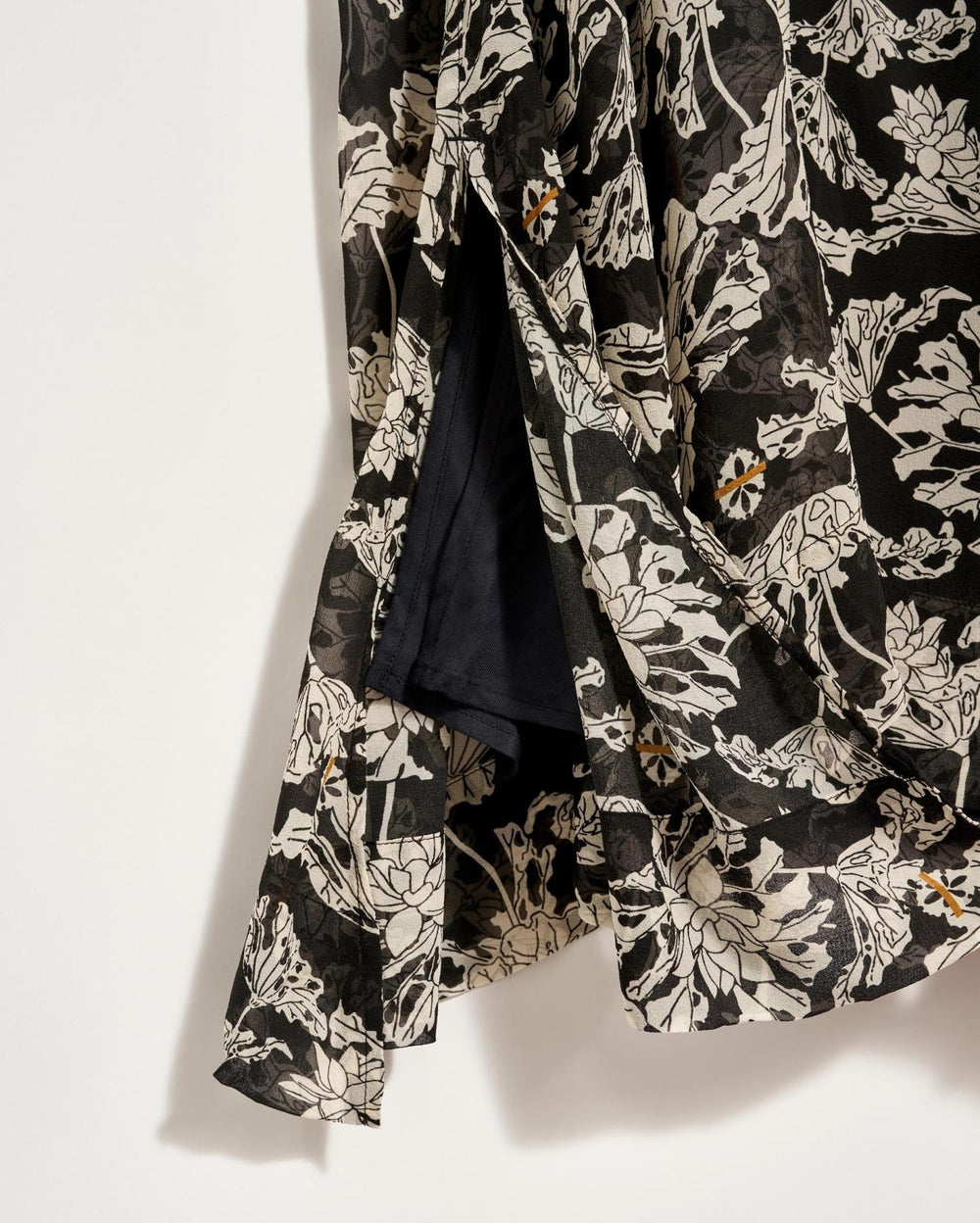 Women Sheer Zen Dress Black/white | Billy Reid Dresses