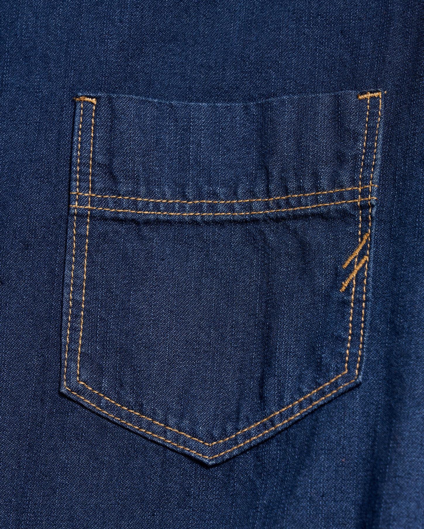 Women Shoals Denim Shirttail Dress Double Dye | Billy Reid Dresses