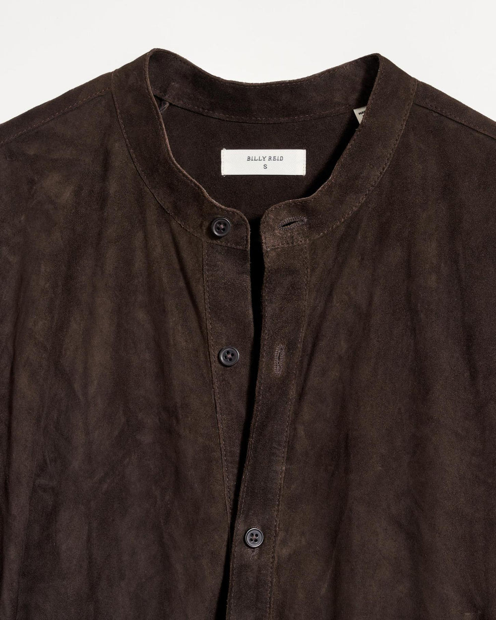Women Suede Shirttail Dress Coffee Bean | Billy Reid Dresses