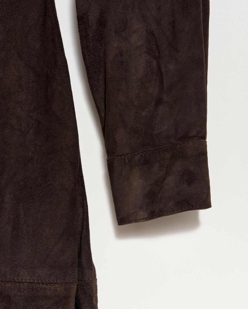 Women Suede Shirttail Dress Coffee Bean | Billy Reid Dresses