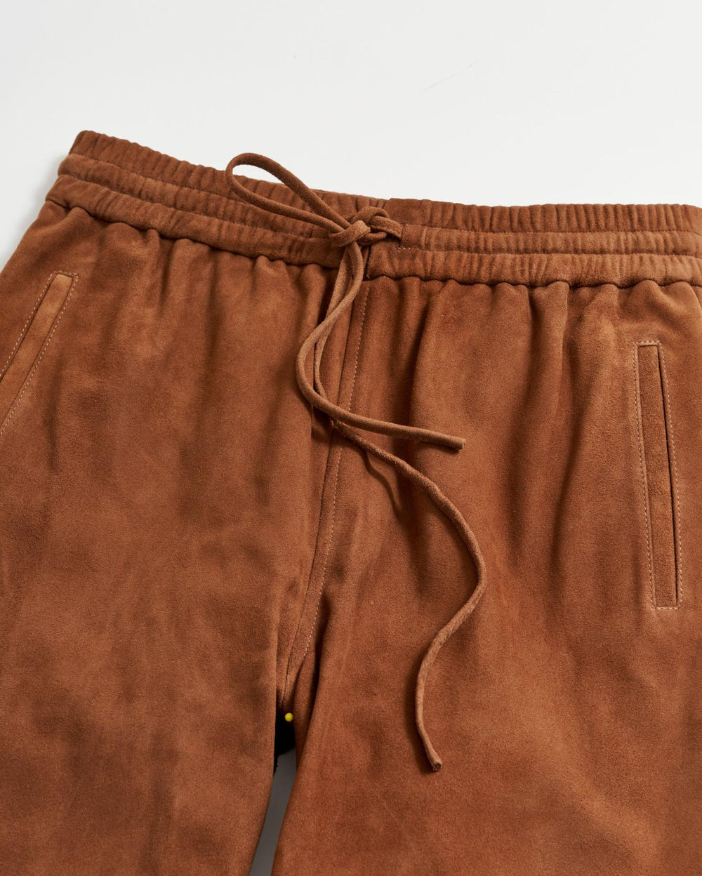 Women Suede Track Pant Cognac | Billy Reid Bottoms