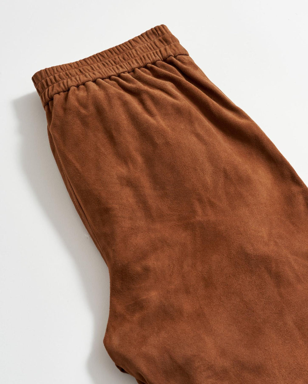 Women Suede Track Pant Cognac | Billy Reid Bottoms