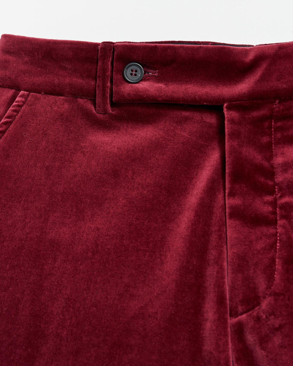 Women Tab Cropped Trouser Maroon | Billy Reid Bottoms