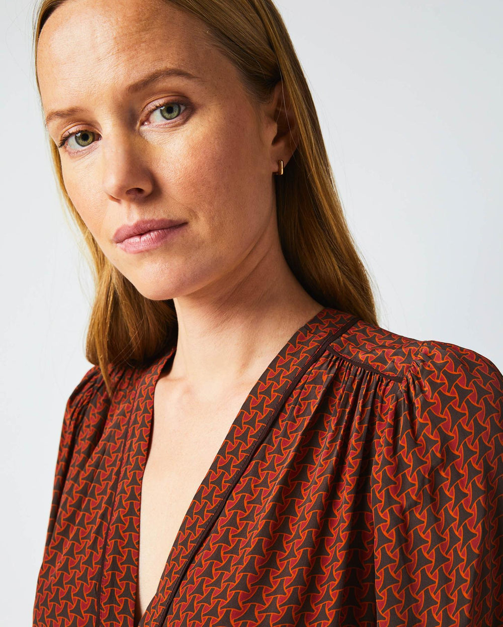 Women Tea Dress Wine/chocolate | Billy Reid Dresses