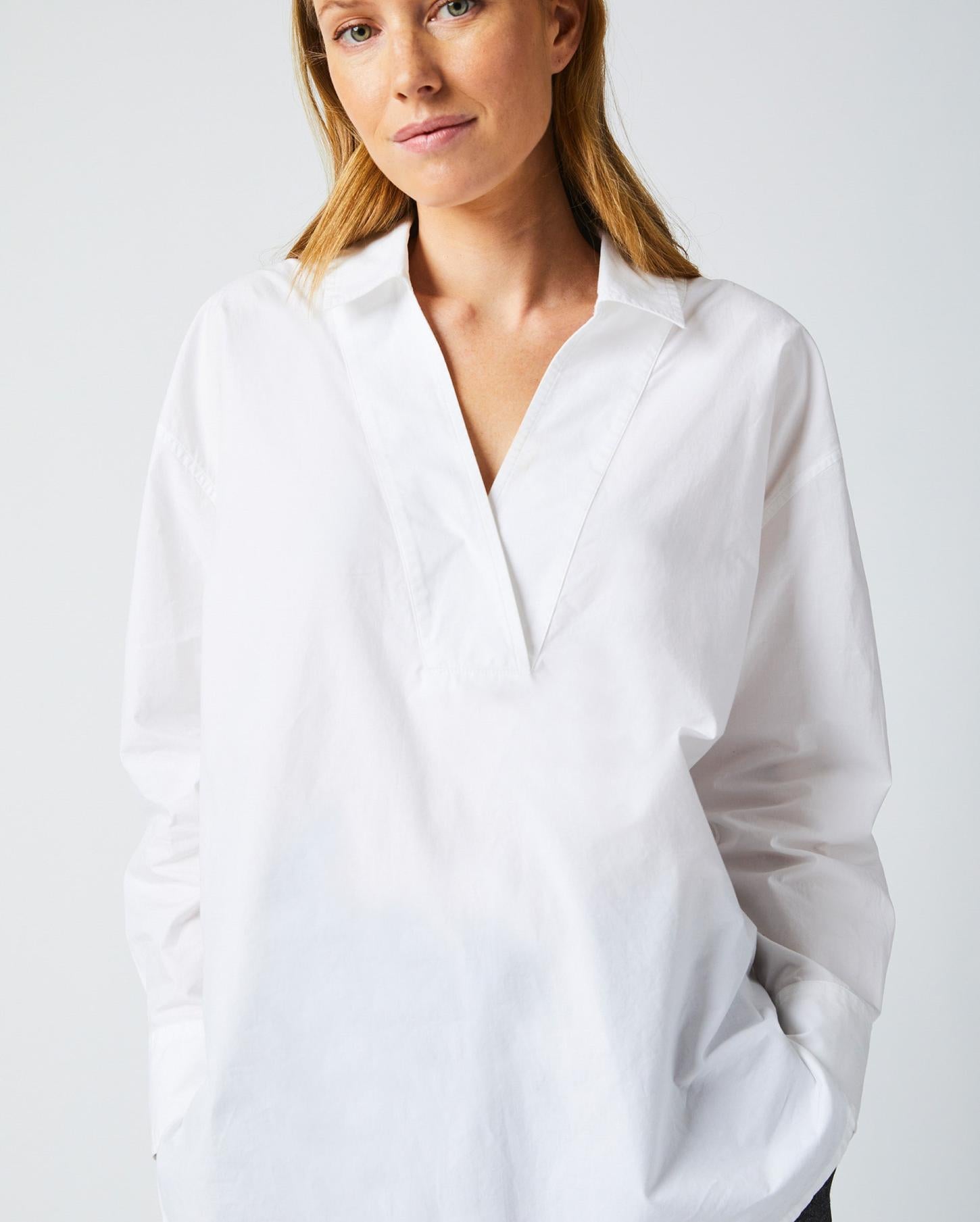 Women The Big Shirt White | Billy Reid Tops