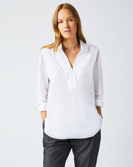 Women The Big Shirt White | Billy Reid Tops