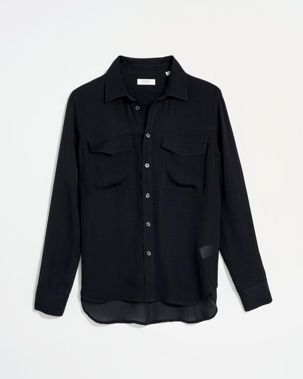 Women The Utility Shirt Black | Billy Reid Tops