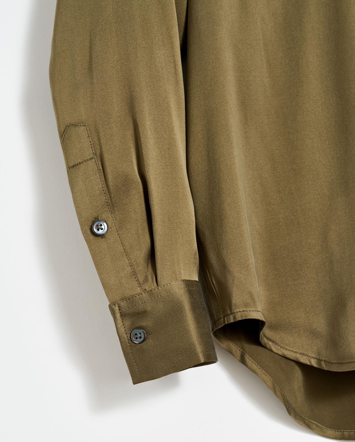 Women The Utility Shirt Burnt Olive | Billy Reid Tops