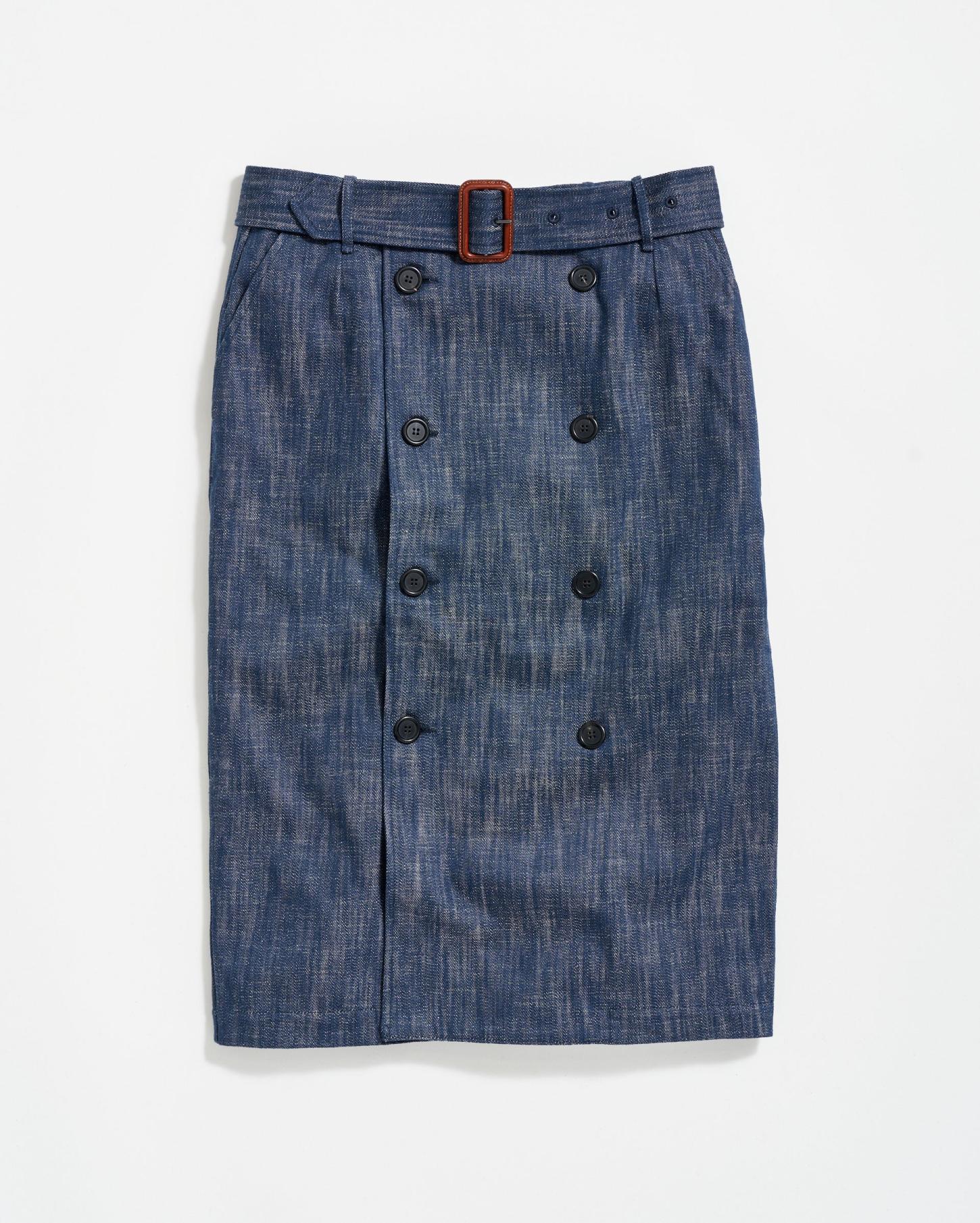 Women Trench Skirt Navy | Billy Reid Bottoms