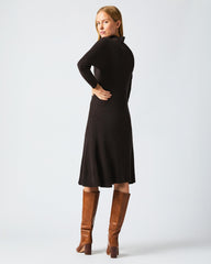 Women Turtleneck Sweater Dress Coffee Bean | Billy Reid Dresses