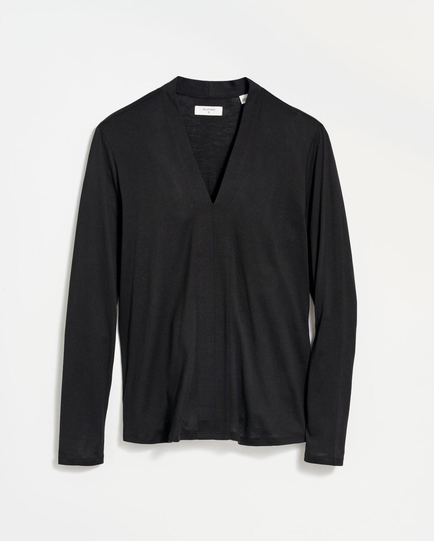 Women V Neck Knit Black | Billy Reid Tops