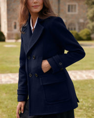Women Women's Bond Peacoat Navy/topaz | Billy Reid Jackets &amp; Outerwear