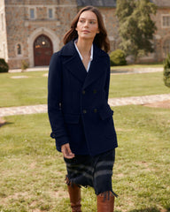 Women Women's Bond Peacoat Navy/topaz | Billy Reid Jackets &amp; Outerwear