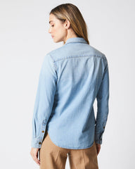 Women Women's Shoals Denim Shirt Denim Wash | Billy Reid Tops