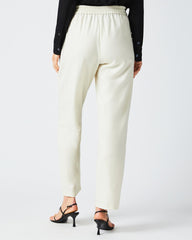 Women Wool Track Pant Cream | Billy Reid Bottoms